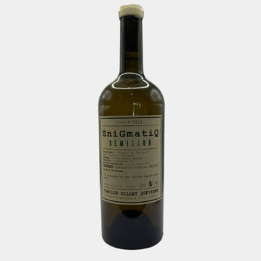 Bouteille de vin blanc sec Énigmatiq Sémillon 0611 2021 – Bordeaux Blanc Bio – Famille Gillet Queyrens